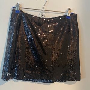 French connection full sequin skirt